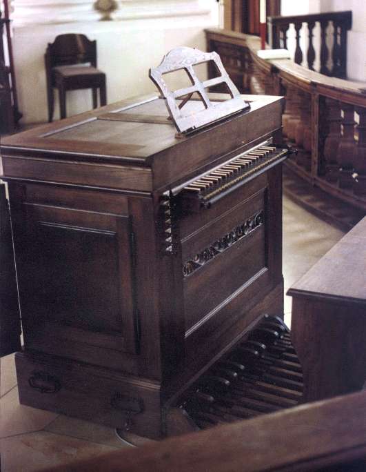 Truhenorgel Weissenau mit Pedal